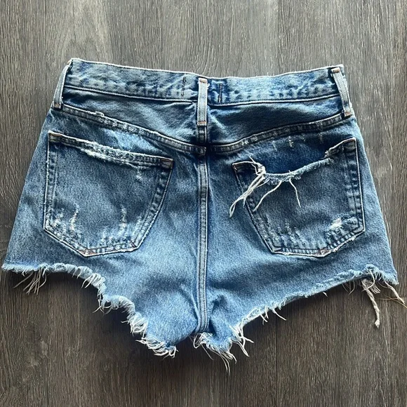 AGOLDE Parker Distressed Denim Shorts ✧ Size 26